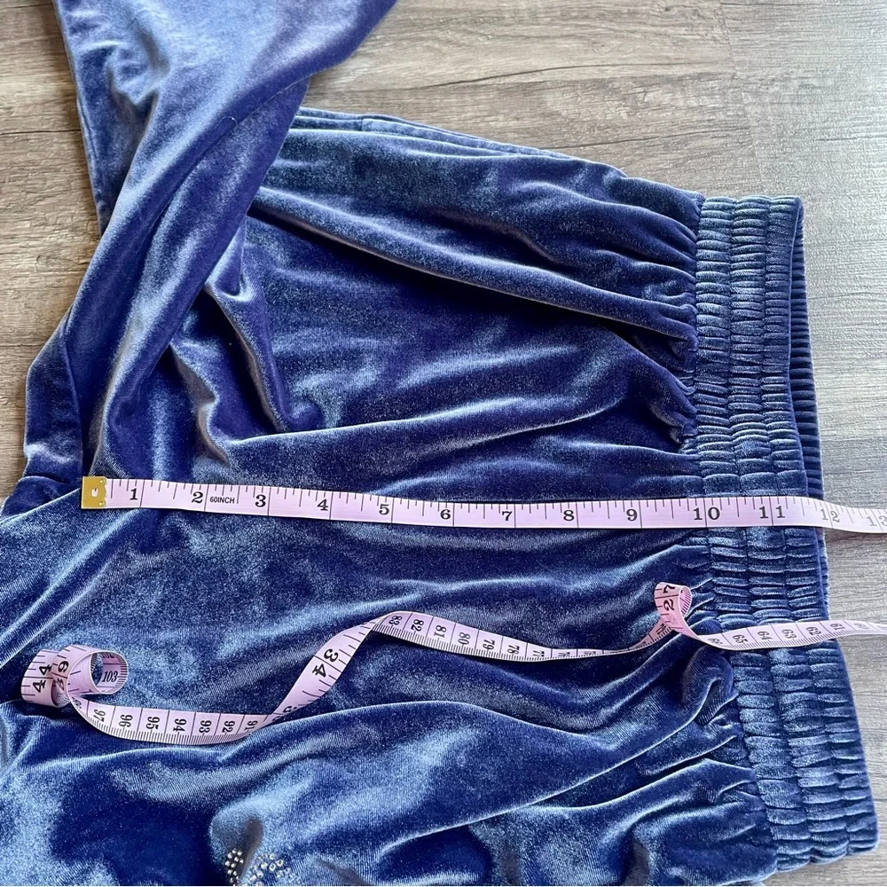 PINK Victoria’s Secret Purple-Blue Velour Lounge Pants XS X-Small